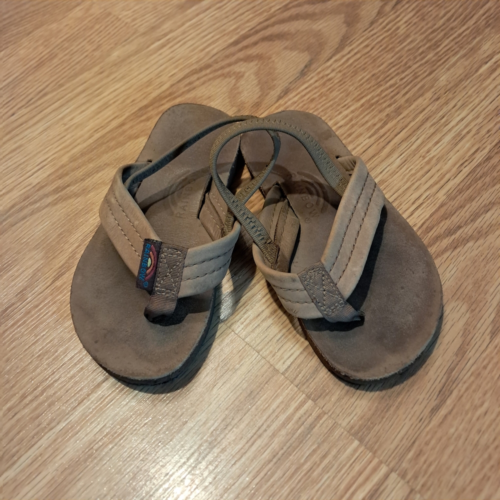 Tan Flip Flop Sandals